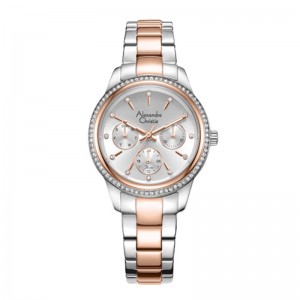 Alexandre Christie AC 2A62 Silver Rosegold White BFBTRSL